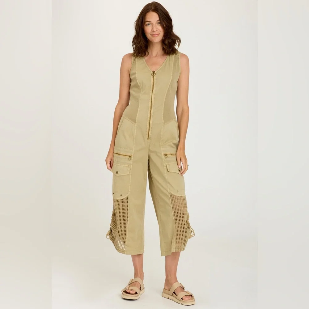 XCVI Kimeo Jumpsuit, Linwood Sands Pigment - Picture 4 of 5